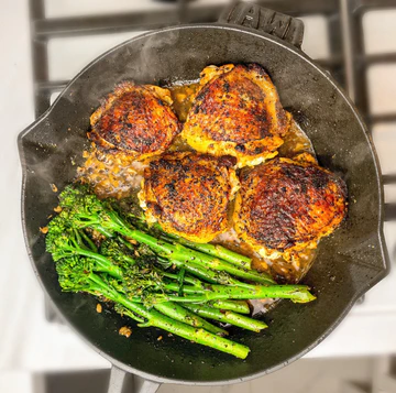 Recept připravený s HUUUST litinou